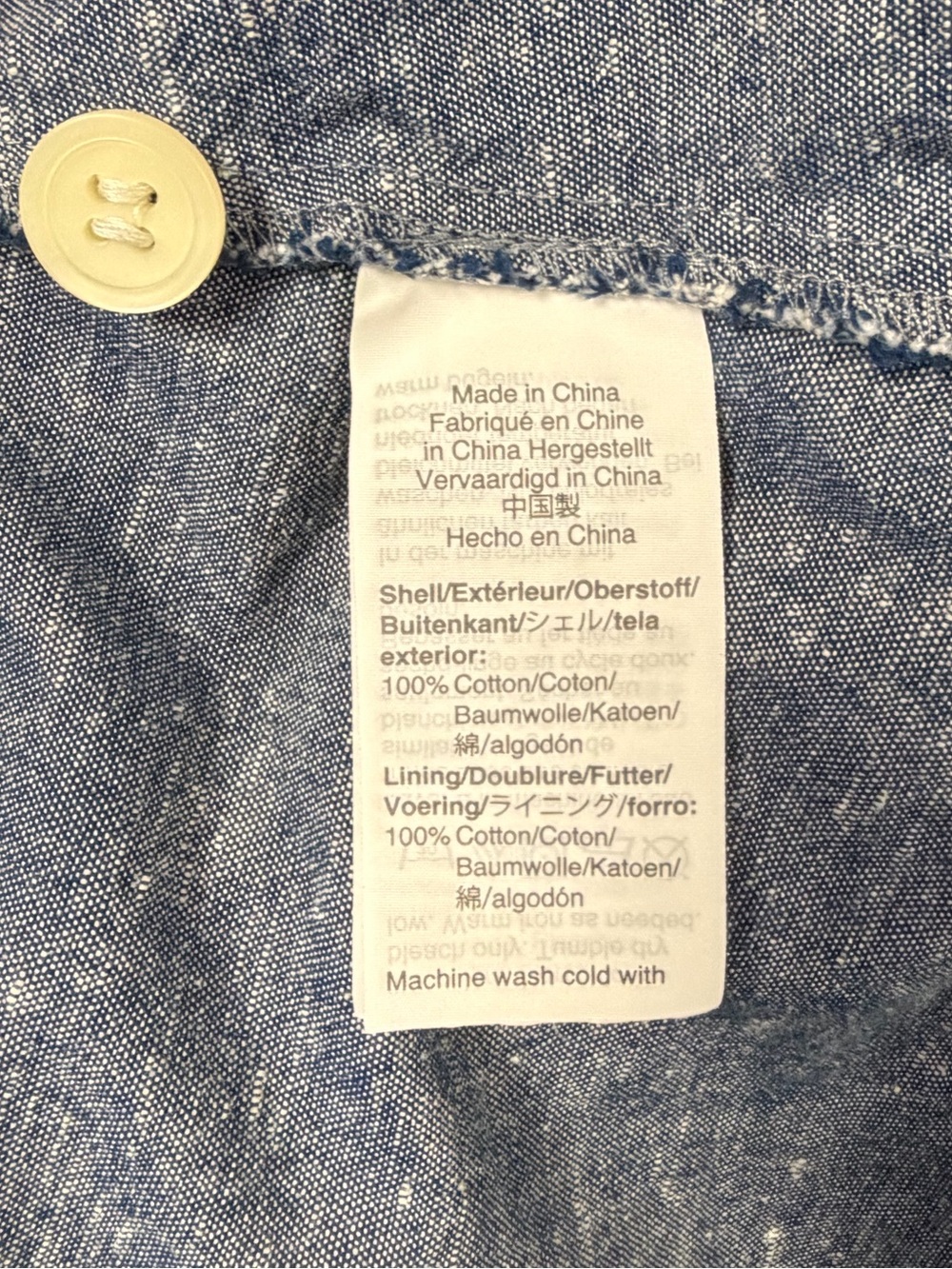 Madewell Chambray Tank Button-Front Cotton Cottagecore Midi Dress Size 2 - Picture 7 of 7